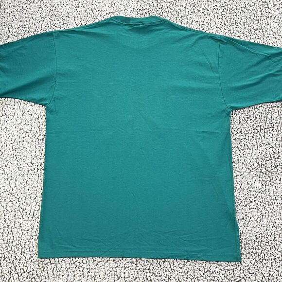 VTG 90s Taz Orlando Florida Mens Shirt XL Velva Sheen Tasmanian Devil Green USA - Picture 10 of 11